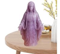 Genérico Figurilla Pequeña De Jesús,Estatuas Religiosas De | Adorno Religioso Decorativo para Bautismo Dormitorio Iglesia Estante Altar Oración Sala De Estar