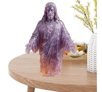 Genérico Figurillas De Jesús En Miniatura | Figura Religiosa De Resina,Figura Decorativa Religiosa Católica para Hogar Iglesia Dormitorio Sala Bautismo Altar