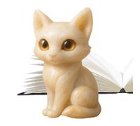 Genérico Figurina De Animal,Figuras De Animales Pulidas Y Talladas A Mano - Decoración para Estantería Dormitorio Escritorio Entrada Repisa Mantel