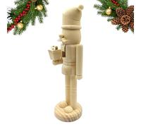 Genérico Figurines de Casse-Noisette de Noël | Décoration d'Intérieur en Bois - Figurines Décoratives de Fêtes - Pour Maison Cheminée Chambre Cuisine Fenêtre Bureau Porche Fête Vacances