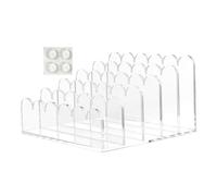 Genérico File Holder | 5 Compartments Acrylic Filee Organizer | Multifunction Letter Folder Racks Holders for Letters Bill Notebook Envelope Envelopes Document Electronics Office Supplies,