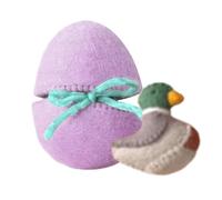 Genérico Filled Easter Eggs | Compact Easter Decor Stuffed Animal Doll | Felt Animal Toys | For Teens Kids Adults Girls Boys Women Shelf Table Bed Sofa Couch Nursery Bedroom Living Room Study