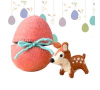 Genérico Filled Easter Eggs | Compact Easter Decor Stuffed Animal Doll | Felt Animal Toys | For Teens Kids Adults Girls Boys Women Shelf Table Bed Sofa Couch Nursery Bedroom Living Room Study