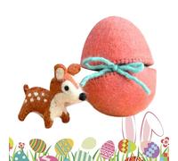 Genérico Filled Easter Eggs with Stuffed Animal Doll, Cute Stress Reliever Felt Toys,Easter Basket Stuffers Egg Hunt Kit, for Arts Crafts, Classroom Prize Supplies