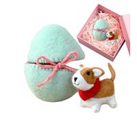 Genérico Filled Easter Eggs with Stuffed Animal Doll, Cute Stress Reliever Felt Toys,Easter Basket Stuffers Egg Hunt Kit, for Arts Crafts, Classroom Prize Supplies