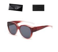 Genérico Filterseed Sunglasses,2025 New Polarized Uv400 Protection Trendy Round Cat-Eye Sunglasses (D)