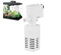 Generico Filtro de acuario - 6 W aireador ajustable, de bomba y filtro de acuario | para principiantes, tortuga, camarón, descanso, casa, , acuáticos, principiantes, alimentación de camarones