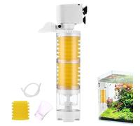 Genérico Filtro De Acuario - Bomba Sumergible Tortugas ABS 12W 8x5x15cm Interna | Purificador De Agua Ultra Potente Esponja para Betta Peces Dorados Limpieza Pecera Accesorio Pro