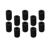 Genérico Filtro de Acuario Esponja de Prefiltro de Algodón Negro, Paquete de 10 Piezas para Protección y Evitar Residuos en Acuarios de Agua y Marina