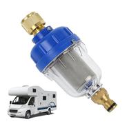Genérico Filtro De Agua - Acero Inoxidable 316 con 40 Micras | Purificador Grifo Conexión Rápida | Llenado Tanque Camper, Limpiador Impurezas Aire Libre, Accesorios Autocaravana Marina Remolqu