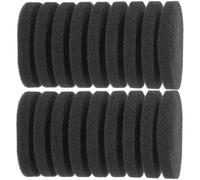 Genérico Filtro Esponja para Pecera 2 Unidades Negras Resistentes, Repuesto para Acuarios Peces Pequeños y Sistema de Filtración Interna