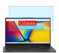 Genérico Filtro Luz Azul Vidrio Templado Protector de Pantalla, compatible con ASUS Vivobook S 15 OLED S5504 S5504VN S5504VA 15.6" Laptop Visible Area Screen Protector Película Protectora