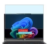 Genérico Filtro Luz Azul Vidrio Templado Protector de Pantalla, compatible con MSI Creator A16 AI+ A3XVGG A3XVFG A3XVEG A3HVGG 16" Laptop Visible Area Screen Protector Película Protectora