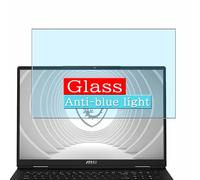 Genérico Filtro Luz Azul Vidrio Templado Protector de Pantalla, compatible con MSI CreatorPro X18 HX A14V A14VMG A14VKSG 18" Laptop Visible Area Screen Protector Película Protectora