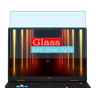 Genérico Filtro Luz Azul Vidrio Templado Protector de Pantalla, compatible con MSI Stealth 18 HX AI A2XWJG A2XWIG A2XWHG 18" Laptop Visible Area Screen Protector Película Protectora