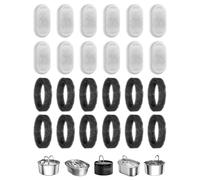 Generico Filtro para fuente de agua para gatos | Recambio de filtros de agua para gatos 12 piezas | Suministros domésticos para acuarios Alimentación Casa Hídrica diaria