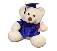 Genérico Fin de Bär con un Sombrero de doctorado | Oso Animal de Creativo Lindo | Juguete de Maldito Suave cómodamente Esponjoso para Celebraciones Finales y cumpleaños para niños