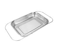 Genérico Fine Mesh Draining Basket For Pasta Rice Grain Food Berry Fruit Vegetable Cooking Washing Kitchen | Over The Sink Colander, Extendable Stainless Steel Filter Basket,