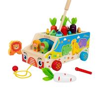 Genérico Fine Motor Toys, Carrot Harvest Shape Sorting Game, Educational Developmental Toy Compact Versatile Ideal for Kids 1-3, Preschool Classroom & Homeschool Learning, 9.84x6.1x4.61inch