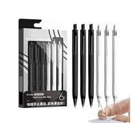 Generico Fine Point Pens Assorted Colors - 0.7 mm 6 Colors Retractable Washable Acrylic Colored Pens Set Smooth Gel Ink Writing Pen | For Office School Journaling Sketching