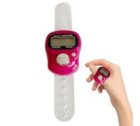 Genérico Finger Counter Clicker - Digital Counter | Ring Counteer | Electronic Tally Counters | Digital Hand Clicker | Finger Counting Device For Sports Fitness Meditation Knitting Crochet