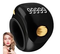 Generico Finger Counter - Clicker digital de 5 dígitos, portátil, mini | Handheld Electronic Display Tool With Rotating Beads Feature, Meditation Tasbeeh Device For Prayer Relaxation Sports Training