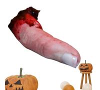 Genérico Finger Prop, Solid Resin Chopped Off Design, 3.15 Inch Realistic Bloody Detail & Scary Texture, Halloween Horror Accessory for Prank Jokes, Haunted House Scene, and Costume Display