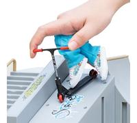 Genérico Finger Scooter - Alloy 8.5x8.5cm | Finger Scooter Set | Fingers Board Accessories For Kids Teens Fun Playroom Decor and Skill Development