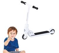 Genérico Finger Scooter Foldable | Small T-Type Kick Toy with Brake | Fun Tabletop Push Scooter For Boys Girls Teens Youth; Desktop Fidget Exercise Miniature, Portable Alloy Simulation Model