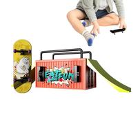 Genérico Finger Skateboards - Mini Hand Board Toy for Kids and Adults | Creative Finger Toy Kits with Compact Design, Fun Desk Entertainment, Training Play Set for Boys Girls