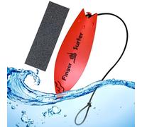 Genérico Finger Surfboard - 4.72x1.50x0.08 Inch Air Surfboard Toy with Finger Cords | Aerodynamic Wind-Powered Surfboards For Kids Teens Adults | ABS, White/Red/Green/Blue, Collectible