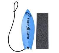 Genérico Finger Surfboard - 4.72x1.50x0.08 Inch Air Surfboard Toy with Finger Cords | Aerodynamic Wind-Powered Surfboards For Kids Teens Adults | ABS, White/Red/Green/Blue, Collectible