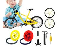 Genérico Finger Toy - 4.13 Inches Miniature Finger Bike for Desk Display and Play, Adjustable Parts for Freestyle Stunts, Sports Toy for Kids Adults, Alloy Material, Office Decoration Gift Box