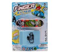 Genérico Fingerskateboard - 7 Zoll Mini Skateboard Spielzeug | Kunststoff Fingerboard - Cooles Finger-Skateboard für Kinder Zum Trainieren Von Tricks und Spaß mit Familie und Freunden