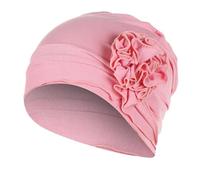 Genérico Fiore Laterale del Cappello Della Fascia Musulmana del Cappello inferiore del Fiore del Piatto del Cotone mercerizzato Delle Nuove Donne (Watermelon Red, One Size)