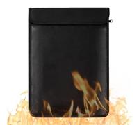 Genérico Fireproof Bag, Fireproof Document Bag, Fireproof Money Bag, Water Resistant Important Document Holder For Valuables, Document Safe Bag, Zipper File Organizer
