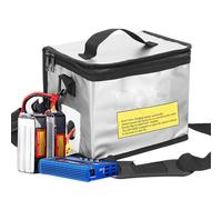 Generico Fireproof Battery Bag - Battery Storage Bag | Large Capacity Pouch for Storage | Fireproof & Explosionproof Safe for Storage Transport Charging