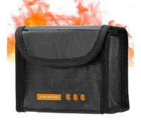 Genérico Fireproof Battery Bag - Lithium Ion Safe Storage, Flame Retardant Fabric, High Temperature Resistant | Protective Pouch