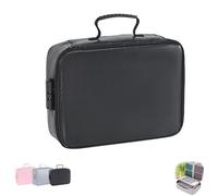 Genérico Fireproof Keepsake Box With Lock, With Lock Fireproof And Waterproof Document Storage Box, Portable Fireproofs, for Documents, Letters, Passports, and Cards (Black)