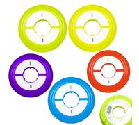 Genérico Fischereidrahtspule, Fischerdrahtspulenspule | Organisator Spool Fischereiführer,Set Von 5 Angler Draht Organizer Silicon, Geschlossener Angel -Spulenzubehör, Das Spulen -Spulen -Accessoires