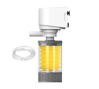 Generico Fish Aquarium Filter, Silent Fish Tank Filter, 6.3x2.2 Inches Powerful Water Cleaning with Adjustable Flow, Durable Submersible Build, Filters Pump for Saltwater Tank