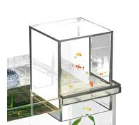 Genérico Fish Aquarium Tank - Small Transparent Fish Elevator, Vacuum Inverted Water Viewers with Mounting Brackets, Sturdy Acrylic Defying Tunnels, Ideal for Betta Guppy Habitats