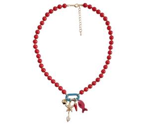 Genérico Fish Beaded Necklace Chunky Boho Colorful Summer Jewelry