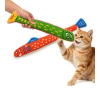 Genérico Fish Cat Toy - 19.69 Inch Plush Squeaky Catnip Chew Pillow