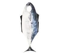 Genérico Fish Costume, Realistic Animal Halloween Suit, 23.62x62.99 Inches Cozy 1-Piece Dress Up Outfit, Soft and Comfortable Design for Adults, Masquerade, Role Play, Cosplay, Festival, Celebration