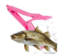 Genérico Fish Grips - Fish Control Clamp Tong Tackle | Foldable Fishes Gripper with Serrated Teeth | Portable Non-Slip Fishes Catcher Pliers for Saltwater Kayak Boat Lake Rock Ice Fishing Angler