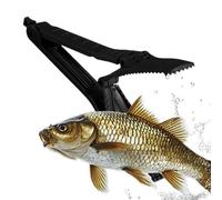 Genérico Fish Grips - Fish Control Clamp Tong Tackle | Foldable Fishes Gripper with Serrated Teeth | Portable Non-Slip Fishes Catcher Pliers for Saltwater Kayak Boat Lake Rock Ice Fishing Angler