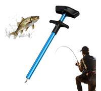 Genérico Fish Hook Remover, T Shape Puller Tool, Fishing Hook Extractor with Grip, Aluminum Safety Unhooking Device, Handheld Tackle Accessory for Saltwater and Freshwater River Lake Pond