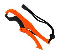 Genérico Fish Lip Gripper, Saltwater Gripper, Floating Clamp, Quick Release Hook, Anti-Slip Lanyard Grip, Sturdy Material, Ideal for Kayak Fishing Tool, 6 Inches, Orange Color, 1 Piece