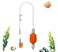 Genérico Fish Siphon - Hand Pump Aquarium Vacuum Cleaner, Debris Removal Tool | Perfect for Home Fish Tanks, Aquatic Environment, Pets Care Routines Cleaning, Hose 100cm